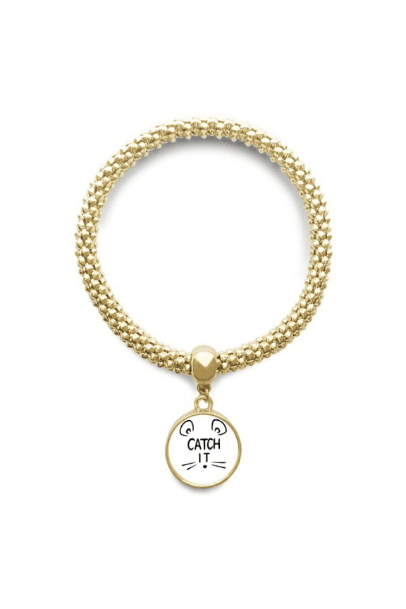 catch it mouse fdiy design en bracelet round pendant jewelry chain