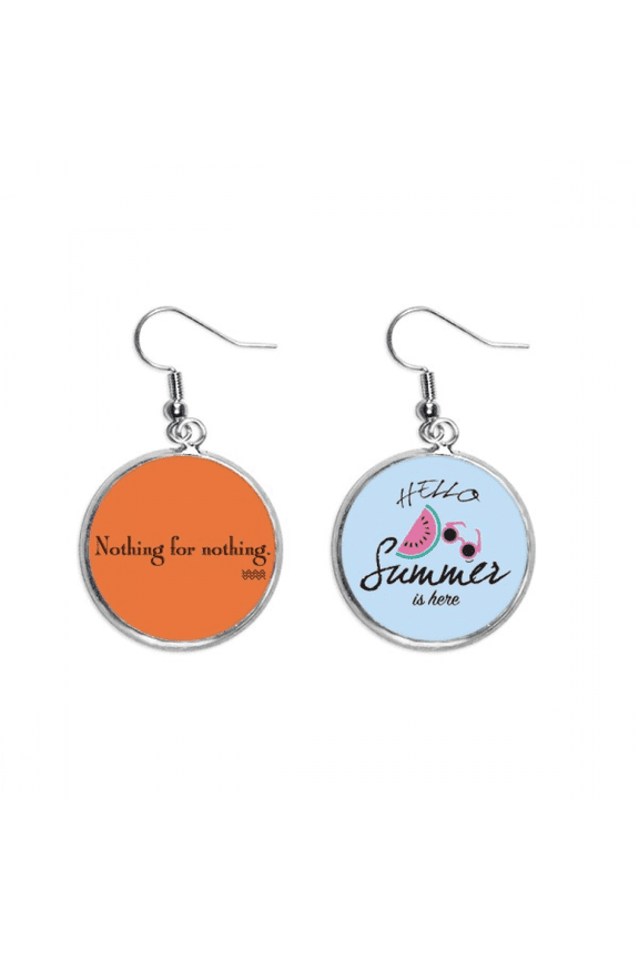 catchword nothing for nothing earring drop summer watermelon earring wear