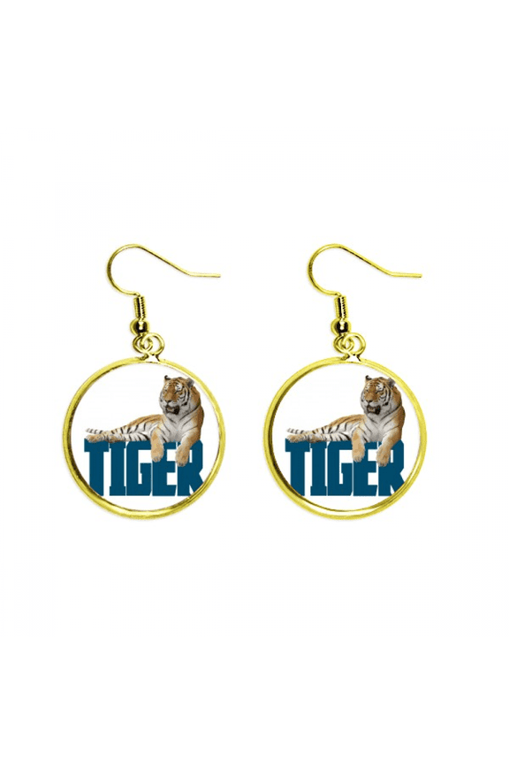 cats tigers tigers fierce english earring dangle en drop earring jewelry woman