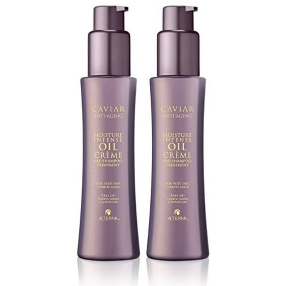 caviar anti-aging moisture intense oil crme pre-shampoo treatment, 4.2-ounce, 2-count