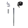 thumbnail image 1 of cb radio supply single 4' foot 1000 watt cb radio antenna kit w/ mirror mount, 9ft rg58 coax,spring (black) ..., 1 of 4