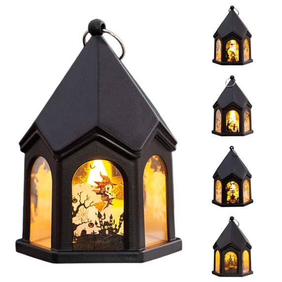 cbzote Children Halloween Pumpkin Wind Handheld Luminous Decoration Adding Festival Party Glow Light Up Ornament