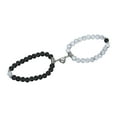 thumbnail image 1 of cbzote Couple Bracelets His and Her Matching Lover Jewelry Distance Connection, 1 of 8