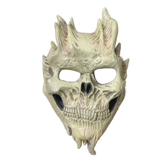 cbzote Halloween Skeleton Bones Cosplay Scary Face Party Prop Latex Adult Accessory Realistic Design