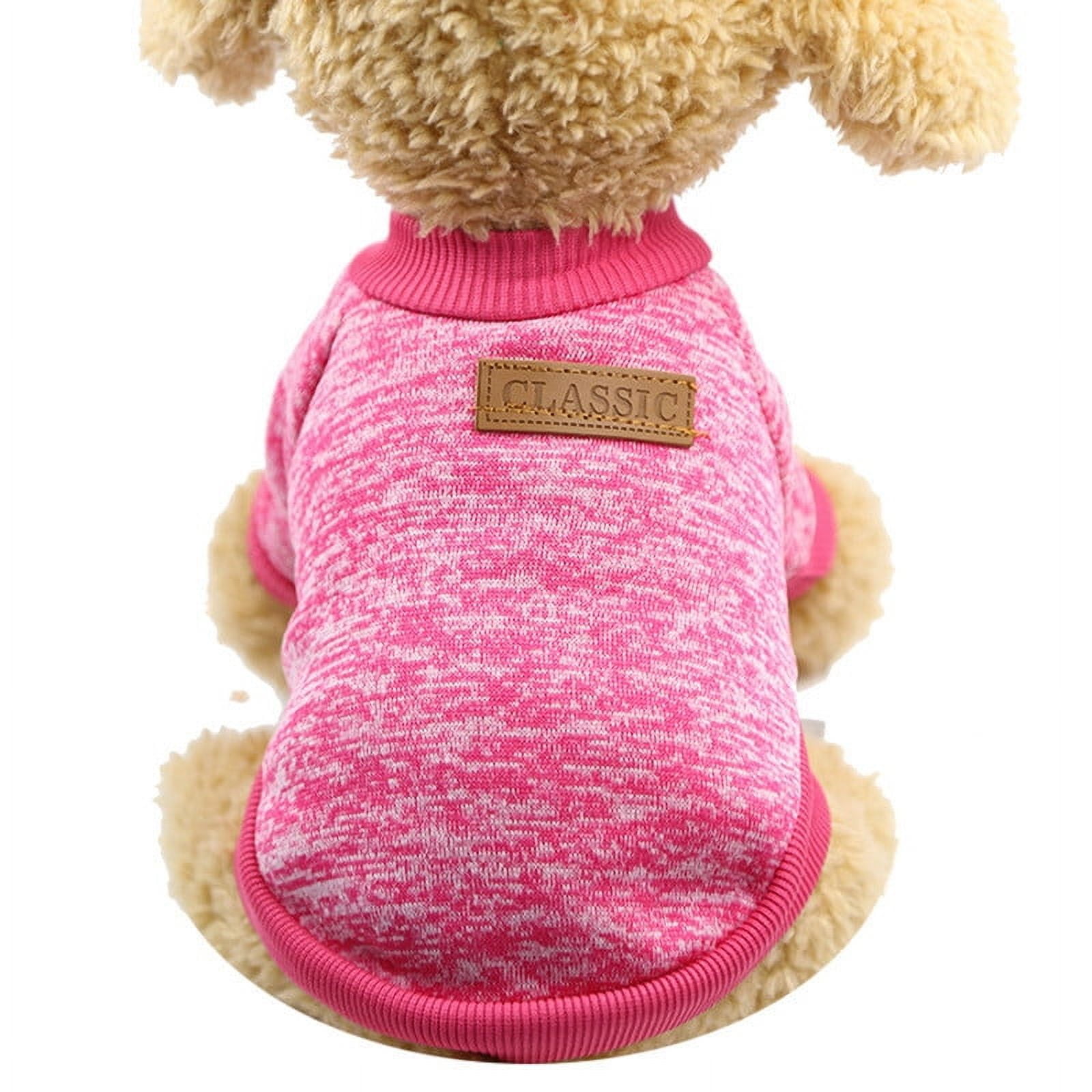 cbzote Pet Sweater for Classic Warm Knit for Small to Medium Dogs Cats ...