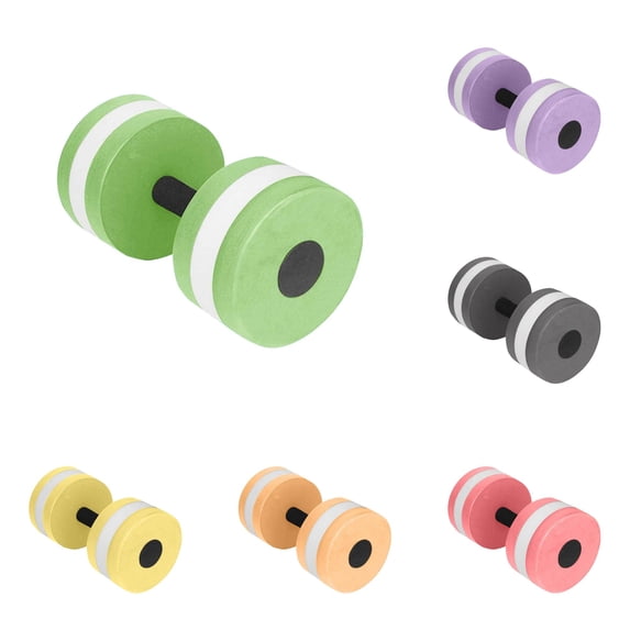 cbzote Water Foam Dumbbell Aquatic Aerobics Pool Fitness Tools Barbells Exercise for Swimming Training