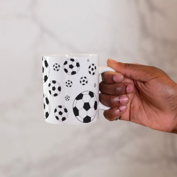 ccer Balls Mug Design, ccer Mug, Coffee Mug, Spor Mug, ccer Team Gif, ccer Girl Mug, Gift ccer Player, ccer Gift.