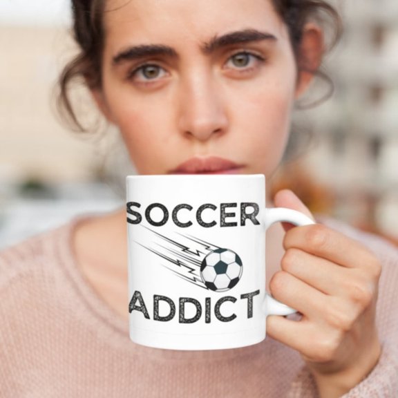 ccer Mom Coffee Mug, Spor Mom Tea Cup, ccer Ceramic Mug, Gift Sport Parent, ccer Addict Mug.