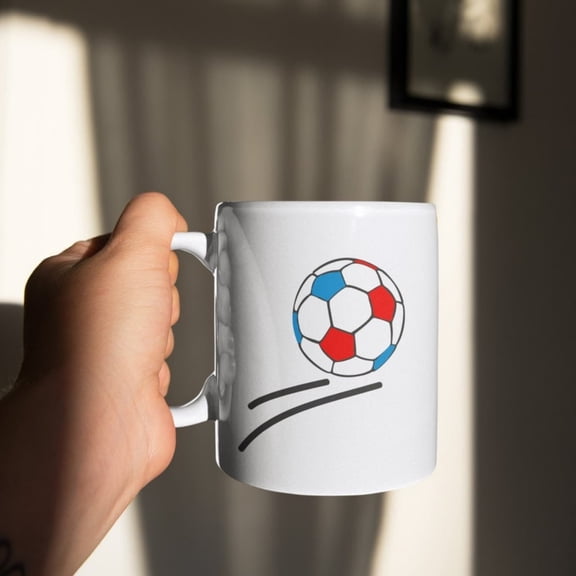 ccer ball mug - Football man gift - Father's day gift.