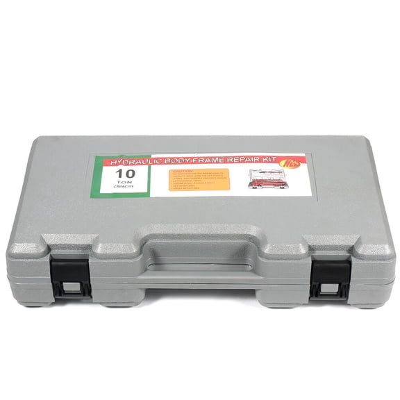 cciyu 10 Ton Hydraulic Jack Tools Set Power Car Van Jack Body Ffor Rame Repair Tools Kit Red