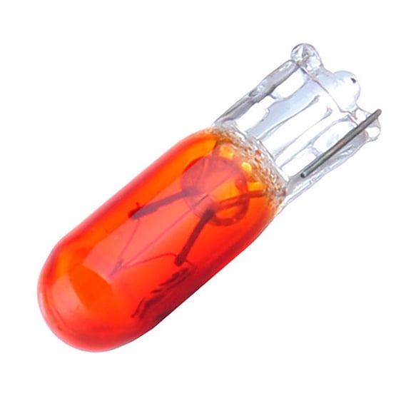 cciyu 100 pcs Car T5 Halogen Bulbs 57 74 306 Instrument Panel Gauge Dash Light Yellow