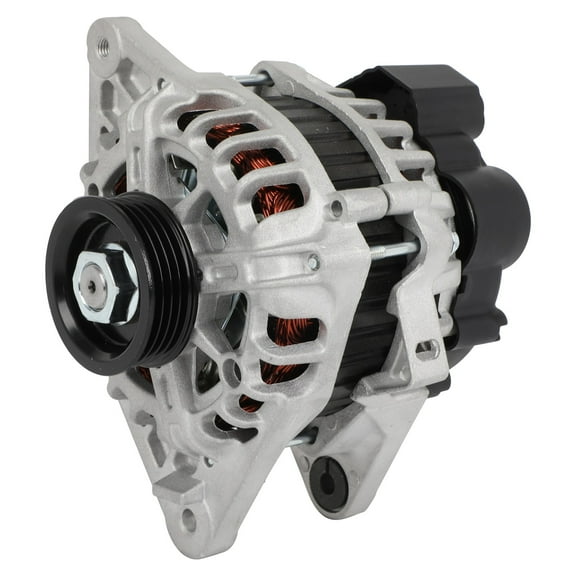 cciyu 11452 Alternators Replacement for Hyundai for Accent 1.6L 2010-2011,for Hyundai for Elantra 2.0L 2010 ,for Kia for Rio 1.6L 2010-2011,for Kia for Rio5 1.6L 2010-2011 Alternator S4 Pulley Class