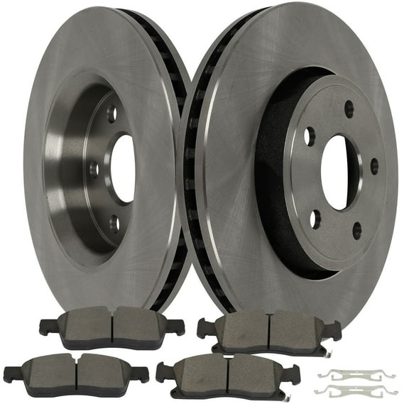cciyu 13" Front Brake Kits - 2 Brake Rotors & 4 Ceramic Pads For Dodge For Durango 2012-2020,For Jeep For Grand Cherokee 2012-2020