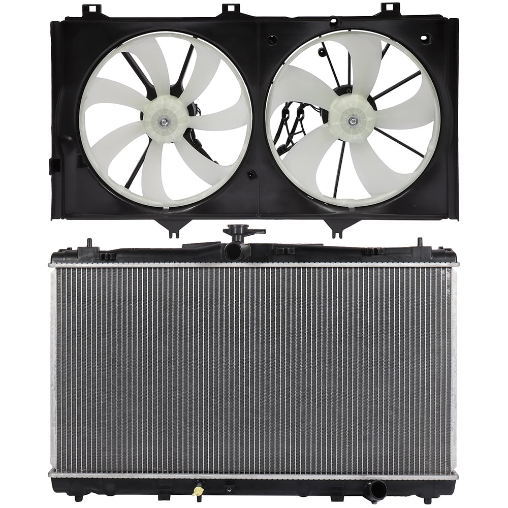 cciyu 13270 Radiator and 163610 Cooling Fan Replacement for 2013-2018 ...
