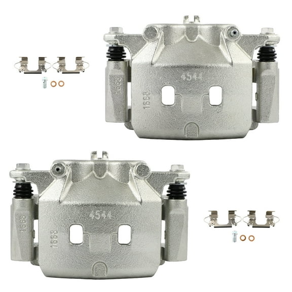 cciyu 19B7146 19B7147 Front Left & Right Brake Calipers with Bracket Fit For Q50 2014-2018,For Q60 2017-2018,For QX50 2016-2017,For Rogue 2014-2018,For X-Trail 2014-2015