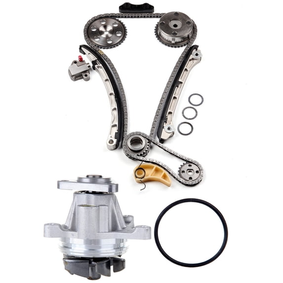 cciyu 1L5Z6268AA 1S7Z6A895AA AW4126 Timing Chain Kit & Water Pump Sets for Mazda CX-7 3 6 2.3L