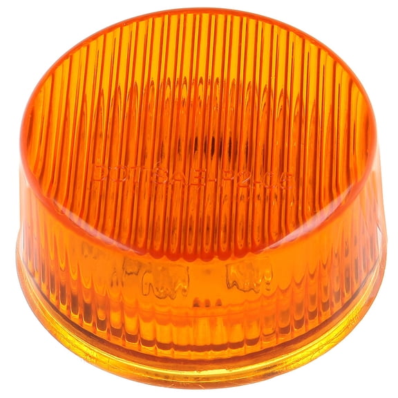 cciyu 1x 2" Round 9 Led Trailer Led Side Marker Lights 2 Inch Clearance Lights Amber Light Led Stop Turn Tail Lights Brake Trailer Light Clearance Lights for Truck Trailer RV Tractor