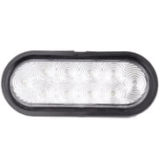 cciyu 1x 6" 10 Led Clear Light Oval 988 L-C Trailer Tail Lights For Chevy Silverado 3500 2001-2007 2013 2015 For Chevy Silverado 3500 Classic 2007 For Chevy Silverado 3500 2007-2016