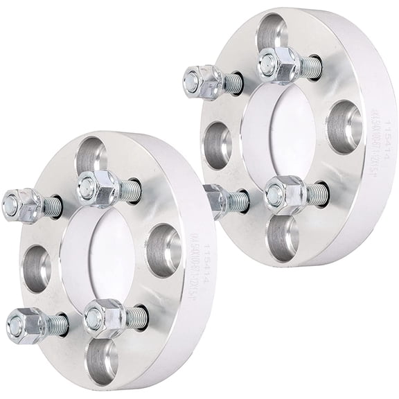 cciyu 2X 4 Lug 1" Wheel Spacers Adapters 4x4.5 to 4x100 67.1mm fits for 1964-1968 for Ford Mustang 2005-2009 for Kia Spectra5