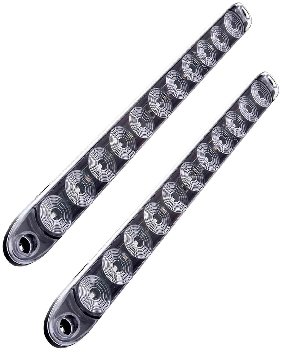 10 Inch LED Trailer Light Bar - 15 LED Stop Turn Tail Light | IP67 Waterproof For Trucks, Boats, Trailers