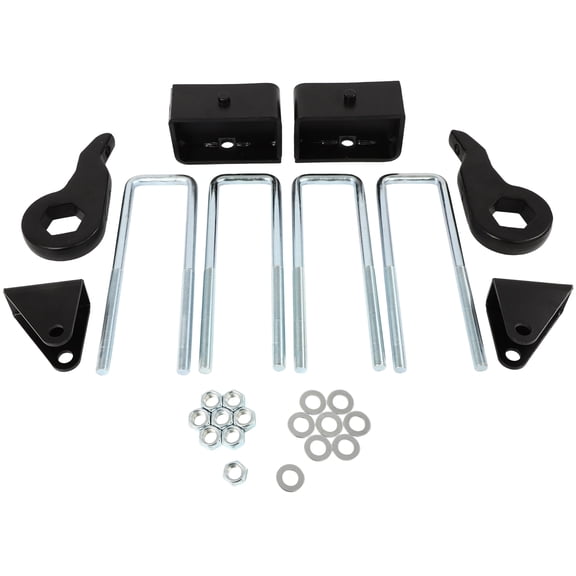 cciyu 3" Front & 2" Rear Leveling Lift Kit Compatibility For 2001-2010 For Chevrolet Silverado 2500 HD, 2001-2009 For Chevrolet Silverado 2500
