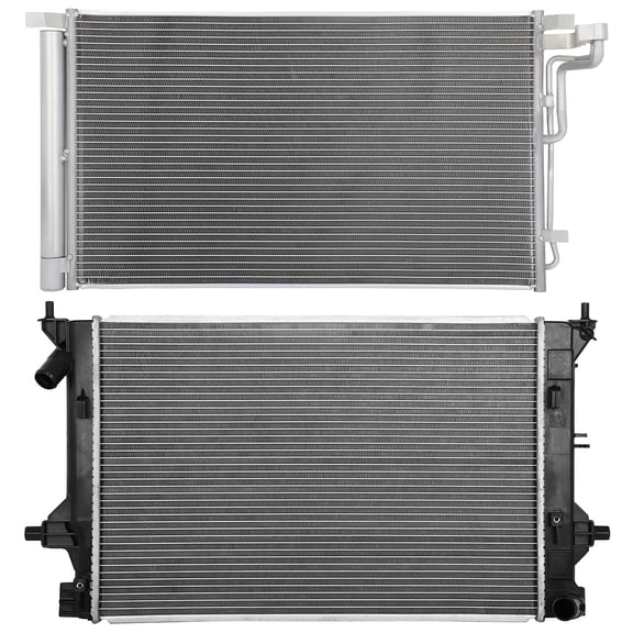 cciyu 30030 condenser 13775 Radiator Replacement for 2017-2020 for Hyundai for Elantra 2.0L