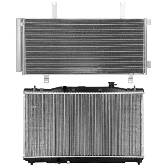 cciyu 30099 condenser 13674 Radiator Replacement for 2018-2019 for Honda for Accord 1.5L 2018-2019 for Honda for Accord 2.0L