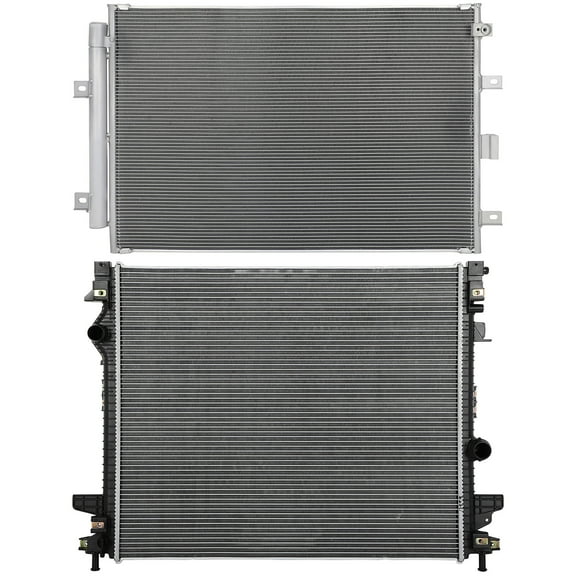 cciyu 30135 condenser 13555 Radiator Replacement for 2019-2021 for Ford for Edge 2.0L 2019-2021 for Lincoln for Nautilus 2.0L