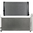 thumbnail image 1 of cciyu 3790 Condenser and 13119 Radiator Replacement for 2011-2017 for Lexus for CT200h 2010-2015 for Toyota for Prius 2012-2016 for Toyota for Prius V, 1 of 5