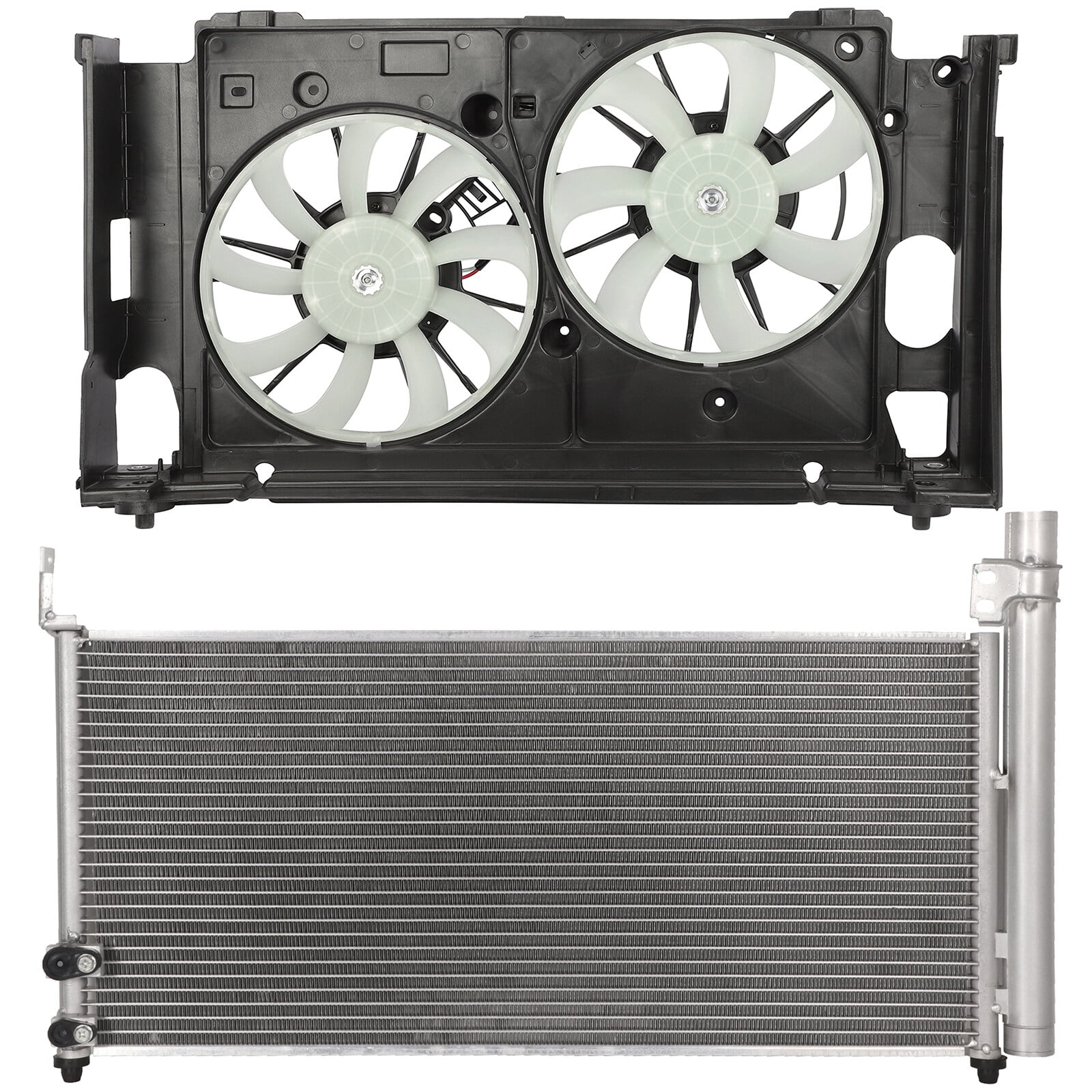 cciyu 3790 Condenser and 621-369 Cooling Fan Replacement for 2011-2017 ...