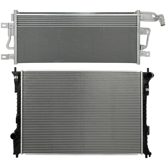 cciyu 4298 condenser 13364 Radiator Replacement for 2013-2019 for Ford for Explorer 3.5L