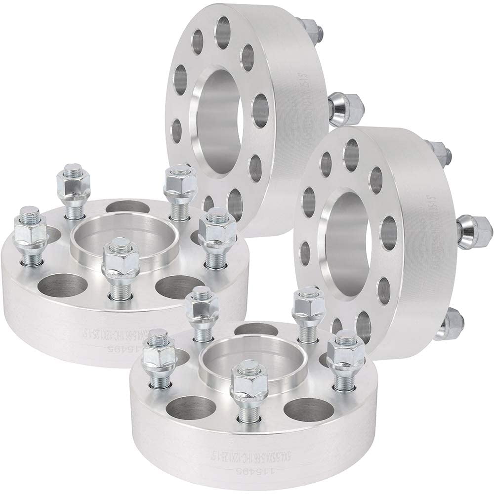 Ksp 5x4.5 Wheel Spacers For 300zx 350z 370z Altima Leopard G35 G37 Fx35 S14, 4pcs 25mm 5x114.3 Hubcentric M12x1.25 - Tire Accessories