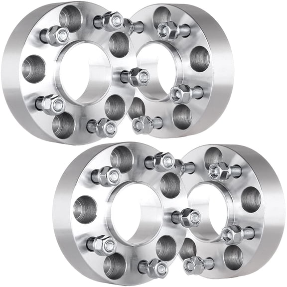 cciyu 4pcs 1.5" Wheel Spacers 5x4.75 to 5x4.75 Hubcentric Wheel Spacers 5 lug 12x1.5 Studs fit for Chevy for GMC S15 Jimmy for Pontiac Trans Sport Am