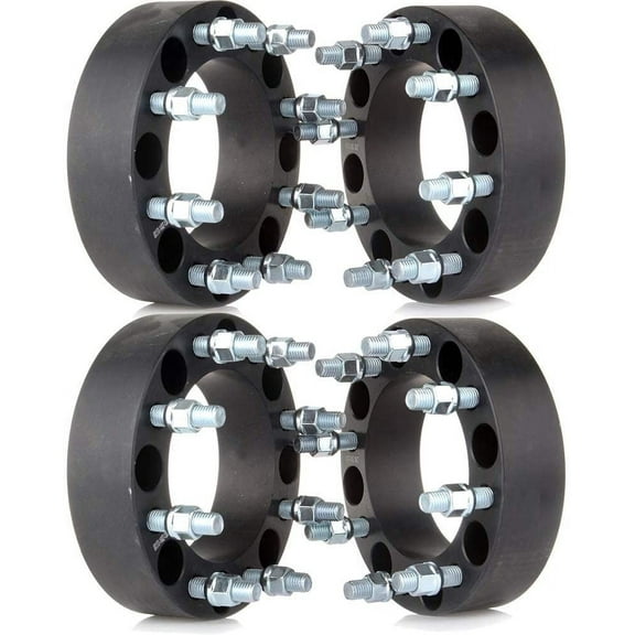 cciyu 4x 2" 50mm Thick 8x170 to 8x170|8x6.69" to 8x6.69" Wheel Spacers 14x2 Studs Billet 130mm Hub Bore Adapters fit for 1999 for Ford F-250 Super Duty F-350 Super Duty F-250