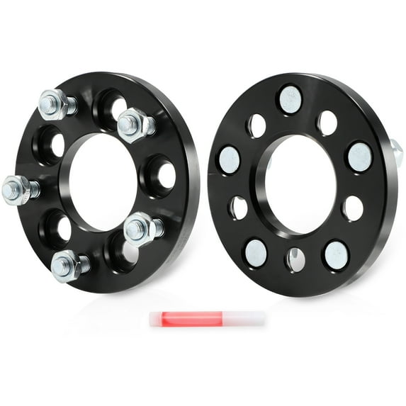 cciyu 5x100 to 5x114.3 Wheel adapters 15mm 5x100 to 5x114.3 67.1 mm CB with 12x1.5 Accessories fit for Buick for Century for Skyhawk for Skylark for Cadillac for Cimarron for Chevrolet 2 pcs