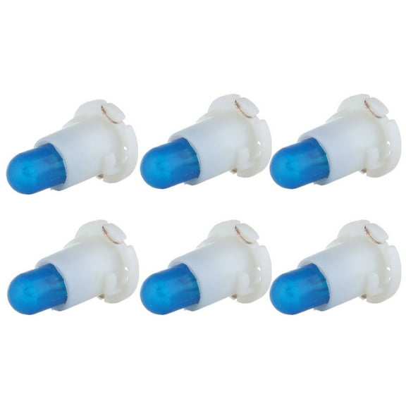 cciyu 6 Pack Ice Blue T4/T4.2 Neo Wedge Halogen Bulb Replacement fit for Dash A/C Instrument Cluster Panel Dashboard Gauges Light