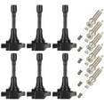 cciyu 6 ignition coils with 6 iridium Spark Plugs for Nissan for