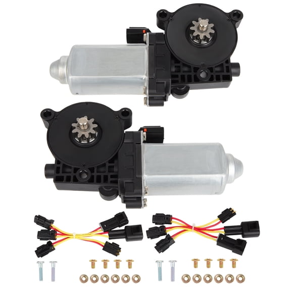 cciyu 742-142 Power Window Regulator Motor fit for 1994-1999 for Cadillac DeVille,1991-2005 for Buick Park Avenue,1992-1999 for Buick LeSabre(Front Left+Front Right+Rear Left+Rear Right)