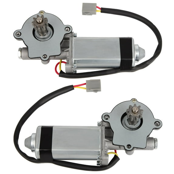 cciyu 742-248 Power Window Regulator Motor fit for 1984-1993 for Ford for Mustang(Rear Left,Rear Right)
