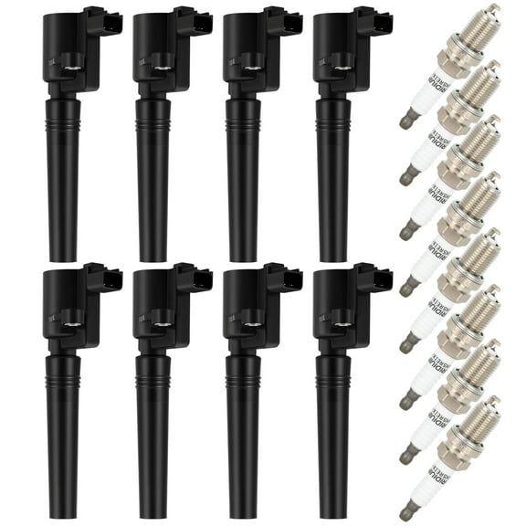 cciyu 8 ignition coils with 8 iridium Spark Plugs for ford for Lincoln for Jaguar Thunderbird LS S-Type 3.9L 4.0L 4.2L V8 2W4Z12029BD DG509 DG515