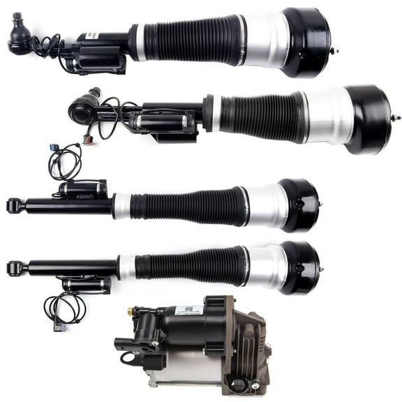 cciyu Air Suspension Shocks Air Struts Absorbers Suspension Air Pump fit for Mercedes-Benz for CL550 2009-2014,for S350 2012,for S450 2008-2009,for S550 2008-2013