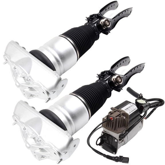 cciyu Air Suspension Shocks Air Struts Absorbers Suspension Air Pump fit for Audi for Q7 2007-2015,for Porsche for Cayenne 2003-2006 2008-2010,for Volkswagen for Touareg 2004-2010