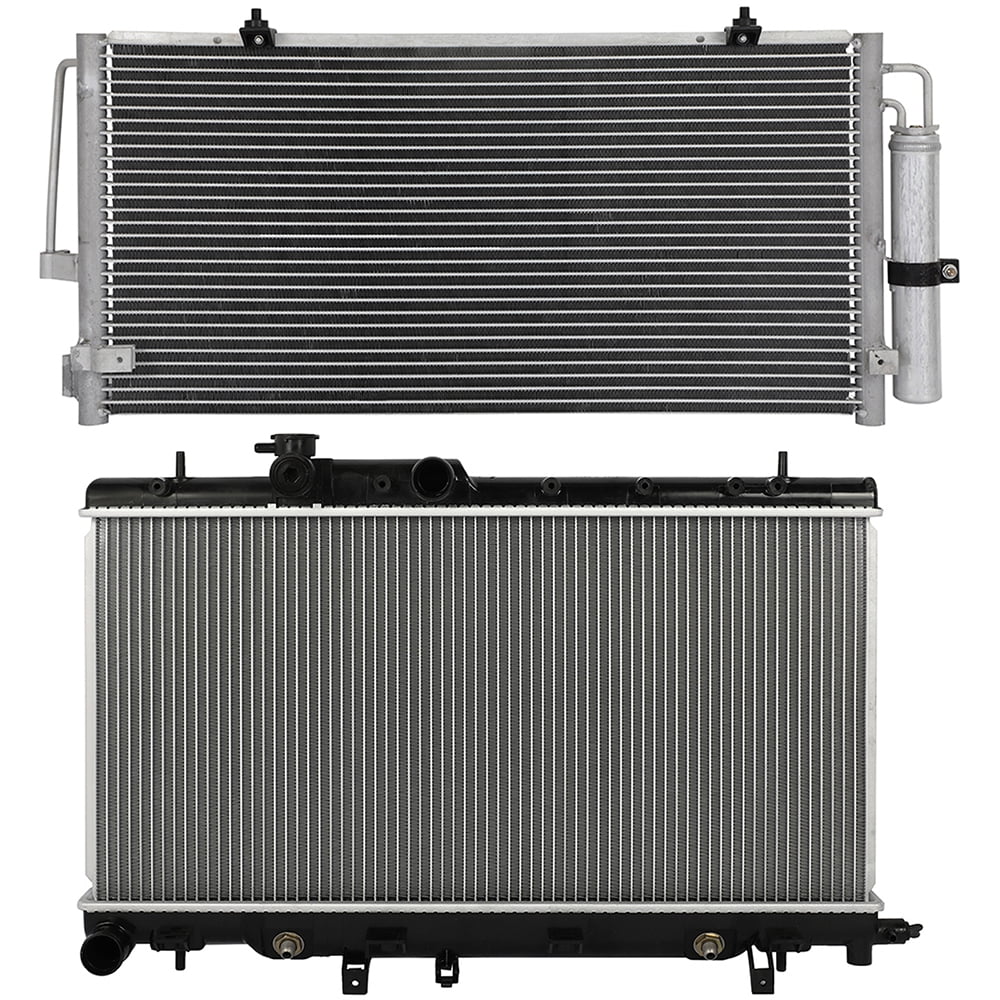 Subaru Radiator Material cciyu Aluminum Radiator Replacement 2002-2007 for Subaru for Impreza ...