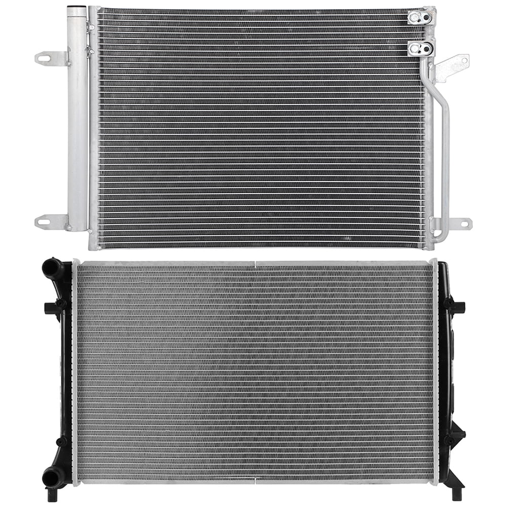 cciyu Aluminum Radiator Replacement 2011-2014 for Volkswagen for Jetta ...