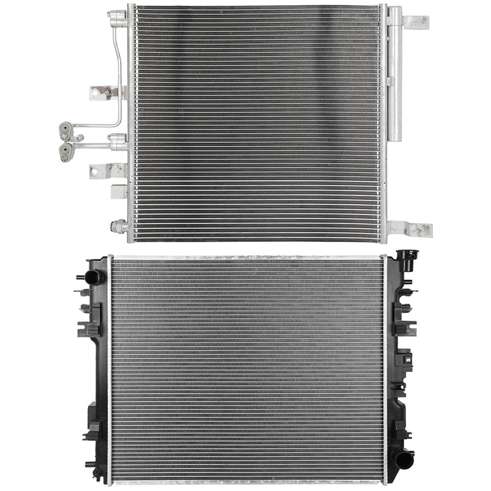 cciyu Aluminum Radiator Replacement 2013-2018 for Ram for 1500 Plastic ...