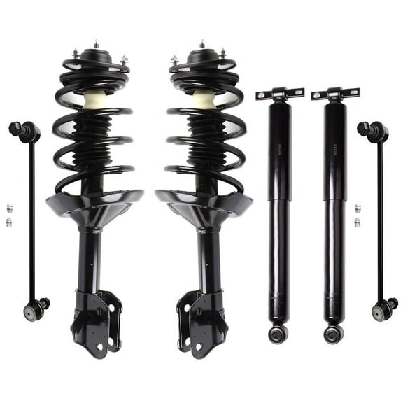 cciyu Complete Strut for 2005-2007 for Honda Odyssey Includes Complete Strut Assembly shock basorber Stabilizer Bar Link Kit