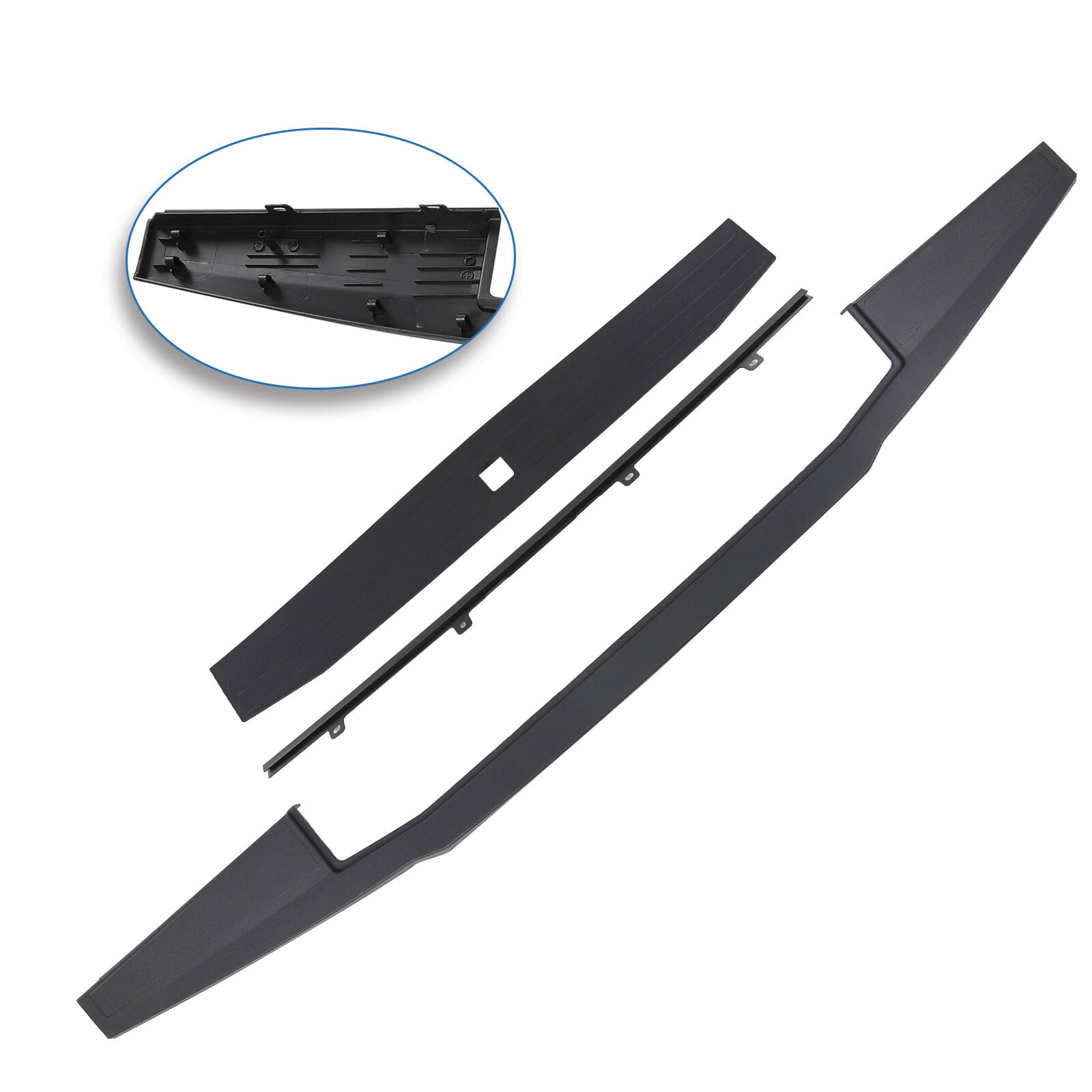 Tailgate Cap Molding FO1904106 For 2005-2008 Ford F150 Stylesside & 2006-2008 Lincoln Mark LT | Matte Black Rear Top Trim