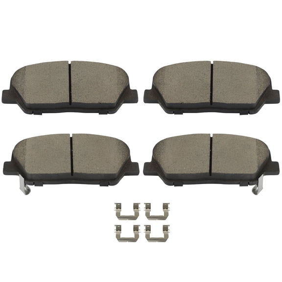 cciyu D1413 Front Ceramic Disc Brake Pads Kit For Hyundai Genesis Coupe 2010-2016,For Hyundai Veloster 2013-2016,For Kia Optima 2011-2015