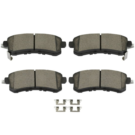 cciyu D1510 Rear Ceramic Disc Brake Pads Kit For INFINITI QX56 2011-2013,For INFINITI QX80 2014-2017,For Nissan Armada 2017-2019