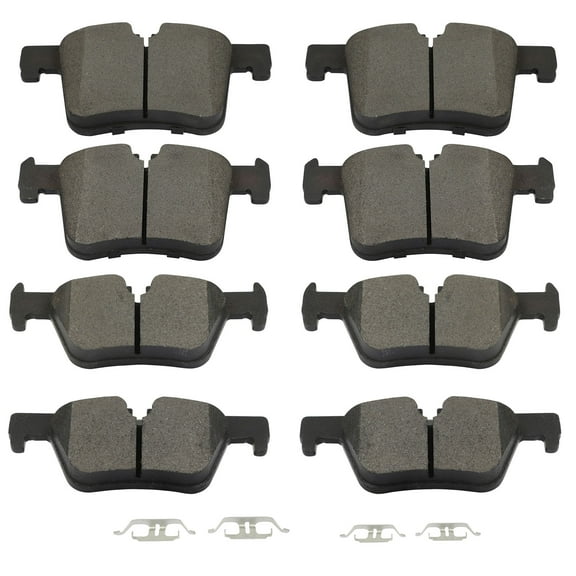 cciyu D1561 & D1613 Front & Rear Disc Brake Pads Kit For BMW 228i/228i xDrive/230i/230i xDrive/320i/320i xDrive/328d/328d xDrive/328i/328i GT xDrive/328i xDrive/330i/330i GT xDrive/330i xDrive/428i